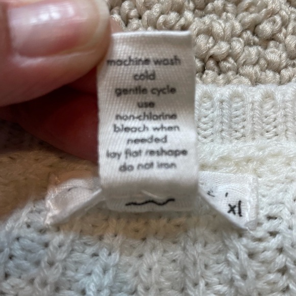 Tilly’s Full Tilt Color Block Cable Knit Sweater - Picture 4 of 4